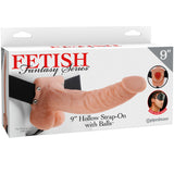 Fetish Fantasy Series - 9 Hohl Strap-On mit Bllen 22,9 cm Fleisch