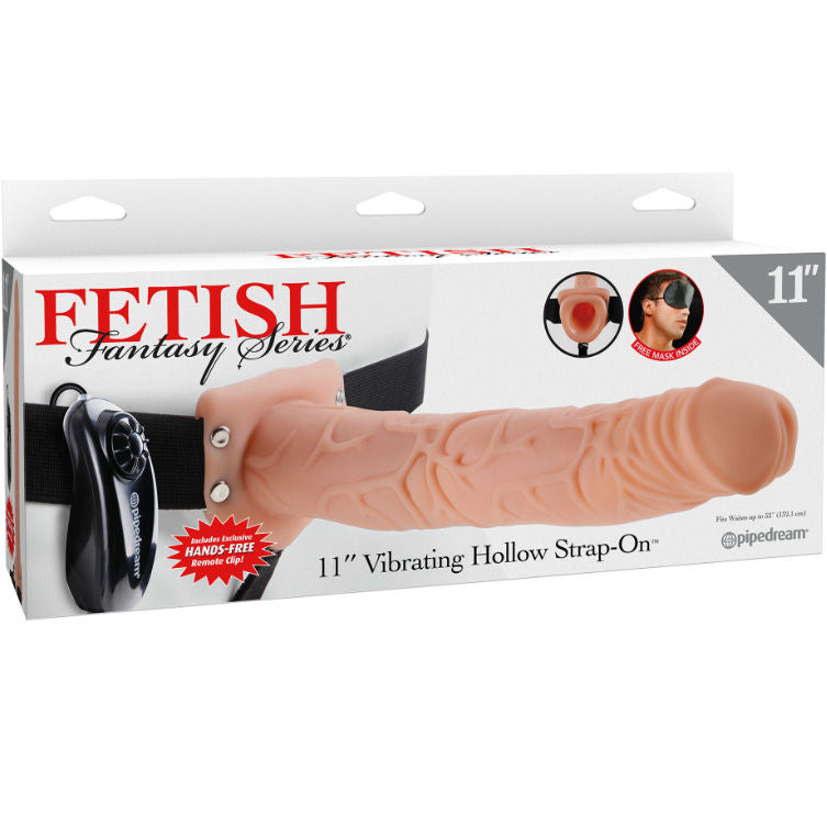 Fetish Fantasy Series - 11 Hollow Strap-On Vibrieren mit Bllen 27,9 cm Fleisch