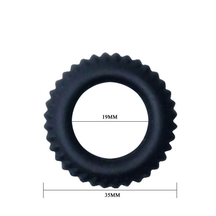Baile - Titan Cockring Schwarz 1.9 cm
