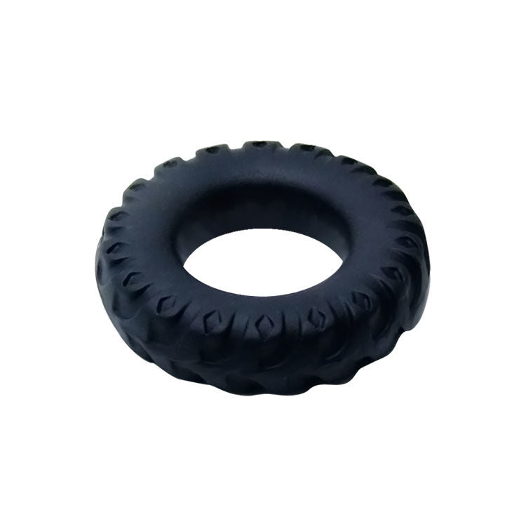 Baile - Titan Cockring Schwarz Grün 2 cm