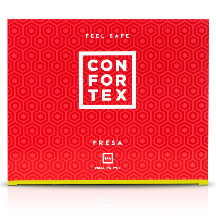Confortex - Erdbeerkondom 144 Einheiten