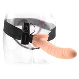 Fetish Fantasy Series - 19 cm Vibrierender Hohl-Strap-On Braun