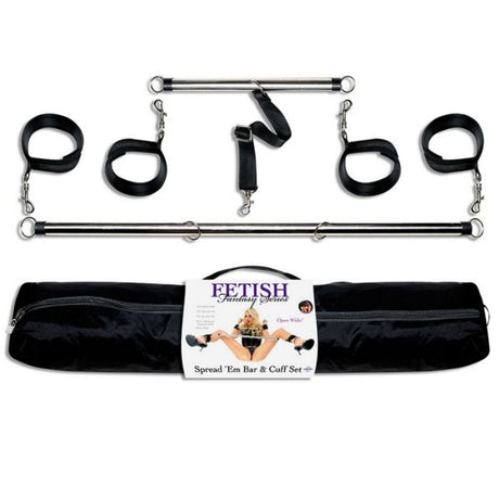 Fesselset Spread Em Stangen- und Cuff-Set