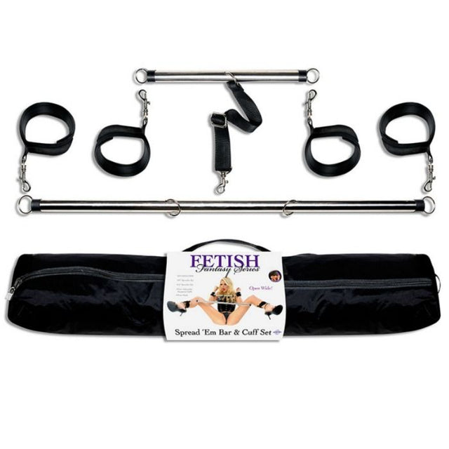 Fetish Fantasy Series - Spread Em Stangen- und Cuff-Set