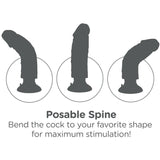 King Cock - Vibratordildo 15.24 cm Natürlich