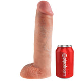King Cock - 28 cm Hohles Strap-On-Strumpfsystem Fleisch