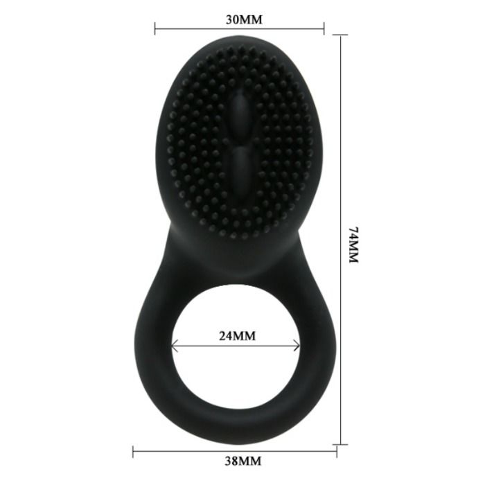 Pretty Love - Cobra Vibratorring Schwarz