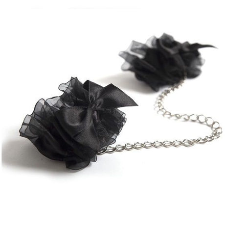 Bijoux - Indiscrets Frou Frou Organza-Handschellen