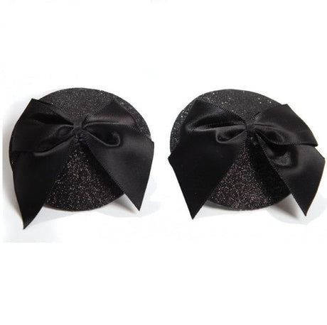 Nippelpasties Burlesque Glnzende Nippelabdeckungen mit Schleife.2