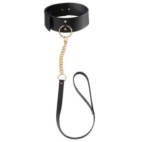 Bijoux Indiscrets Maze - Schwarze Halskette mit Riemen