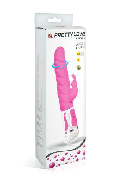 Rabbit-Vibrator Smart Steven Rabbit Rosa 27 x 27 cm.6