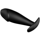 Pretty Love - Anal Plug Silikon Penisform Schwarz