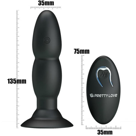 Pretty Love - Plug Vibrator und Rotation Durch Fernbedienung