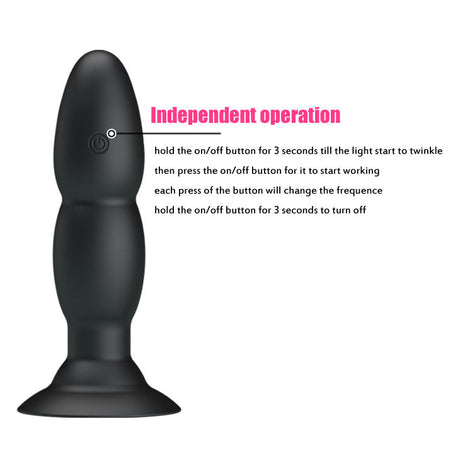 Pretty Love - Plug Vibrator und Rotation Durch Fernbedienung