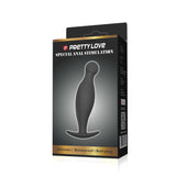 Pretty Love - Silikon Analplug 11.7 cm Schwarz