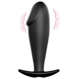Pretty Love - Silikon Anal Plug Penis Form und 12 Vibrationsmodi Schwarz
