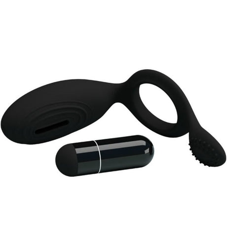 Penisring Ethel Vibrationsring mit Stimulator Schwarz.3