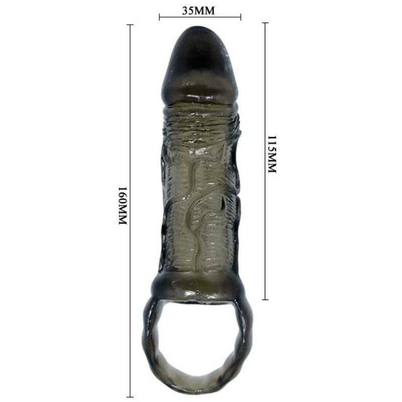 Baile - Penisverlngerungshülle mit Gurt für Hoden 11.5 cm