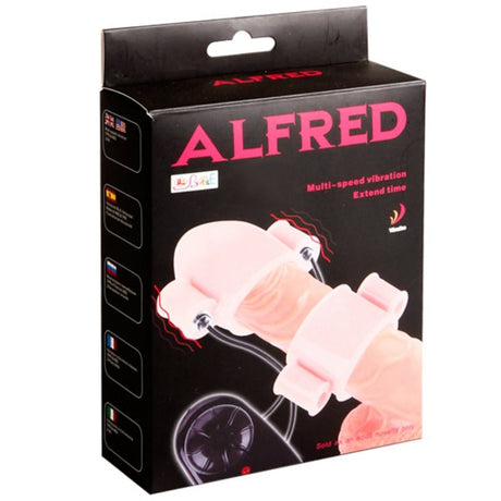 Penishülle Alfred Penisvibratorabdeckungen mit Steuerung 2 cm.6