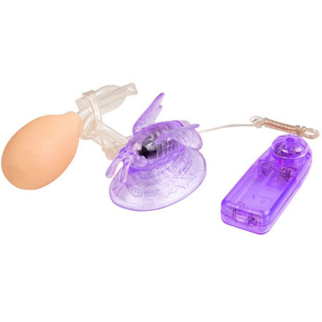 Auflegevibrator Lila Klitorisstimulation Vibrierender Schmetterling