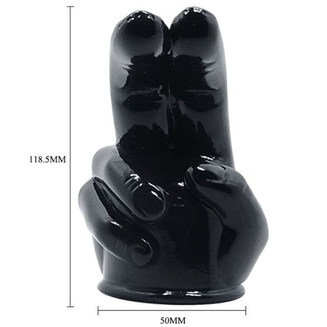 Vibrator Headauswechselbarer Kopf für Handdesign Schwarz.2