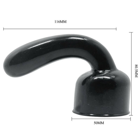 Vibrator Head Austauschbarer Kopf für Gpunkt Vergnügen Schwarz.3