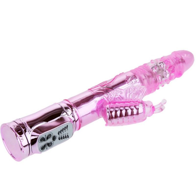 Baile - Wiederaufladbarer Vibrator mit Rotation und Pochenden Schmetterlingsstimulator