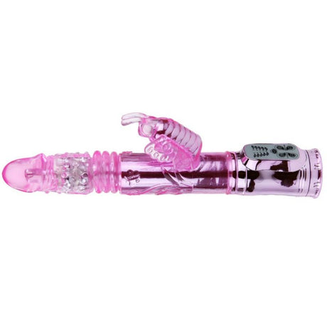 Vibrator Wiederaufladbarer mit Rotation und Pochenden Schmetterlingsstimulator.4