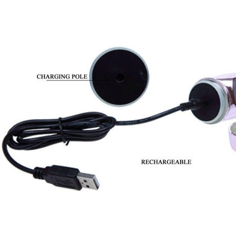 Vibrator Wiederaufladbarer mit Rotation und Pochenden Schmetterlingsstimulator.6