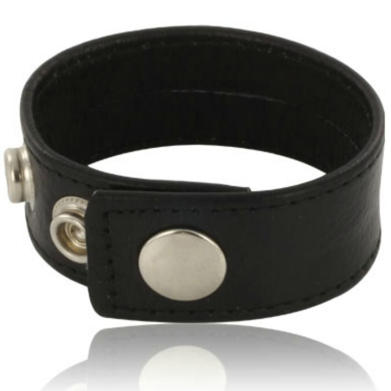 Leather Body - Verstellbarer Penisgurt aus Schwarzem Leder
