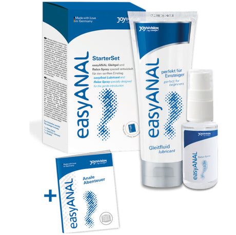 Joydivision Easyanal - Einfaches Anal-Starter-Set, Gleitmittel + Relax-Spray