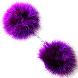 Secretplay - Lila Marabou-Handschellen