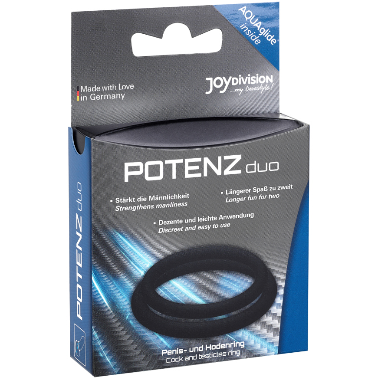 Joydivision Potenzduo - Ringe Schwarz - M