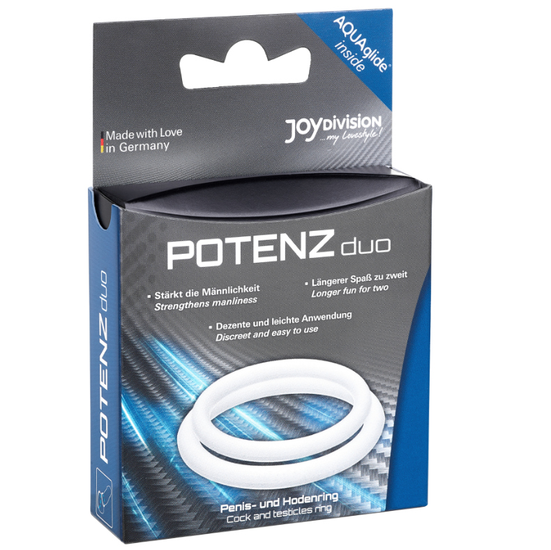 Joydivision Potenzduo - Ringe Weiss - M