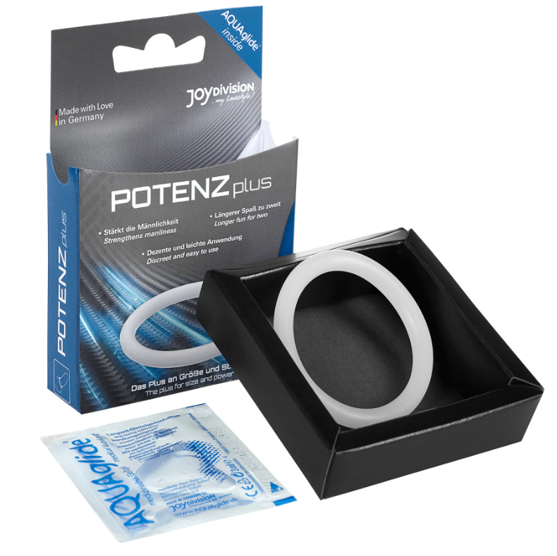 Joydivision Potenzduo - plus Ring Weiss - M