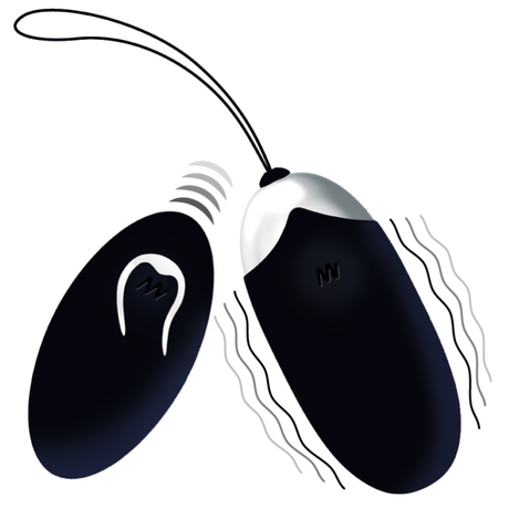 Vibrator Flippy Ii Vibrierendes Ei mit Fernbedienung Schwarz 7 x 2,8 cm.1