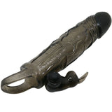 Baile - Brave Man Penisabdeckung mit Kaninchen Schwarz 16.5 cm