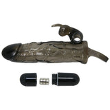 Baile - Brave Man Penisabdeckung mit Kaninchen Schwarz 16.5 cm