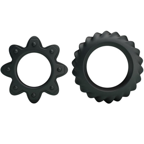 Penisring Kit 2 Ring Blühende Silikonringe Ø 1 cm