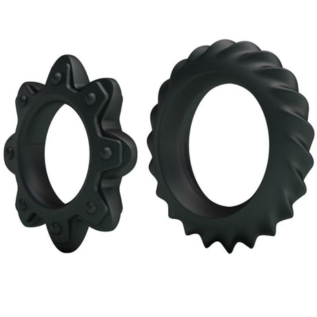 Penisring Kit 2 Ring Blühende Silikonringe Ø 1 cm.1