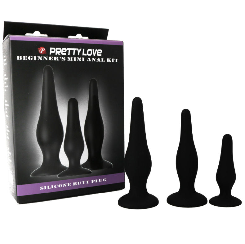 Pretty Love - Analplugs Silikon Initiations Kit