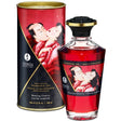 Shunga - Massageöl mit Wärmeeffekt Intensivem Kirschgeschmack 100 ml