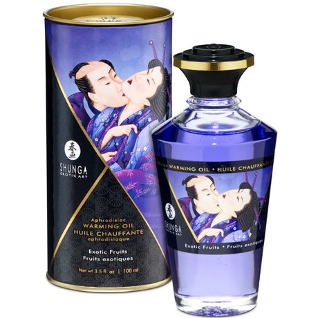 Massageöl mit Wärmeeffekt Geschmack Exotischer Früchte 100 ml