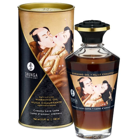 Massageöl Creamy Love Latte Geschmack Wärmeeffekt 100 ml