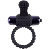 Fantasy C-Ringz - Schwarzer Vibrationsring aus Silikon