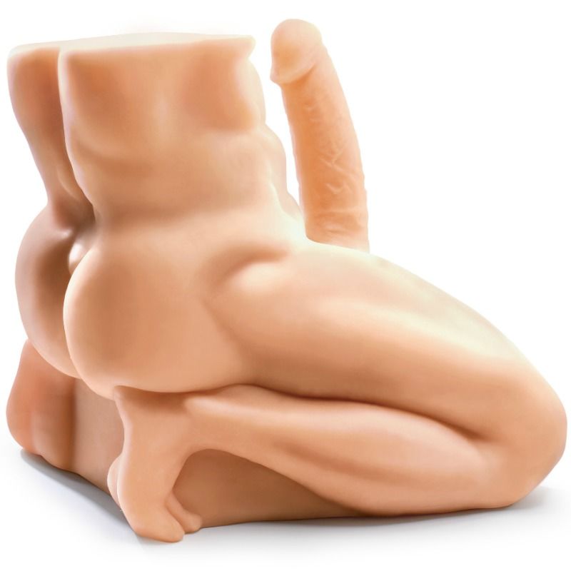 Extreme Toyz - Pipedreams Büste Torso mit Penis Fick Mich Dummer Mann!
