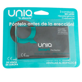Kondom Uniq Smart Pre-Erection latexfrei 3 Stück