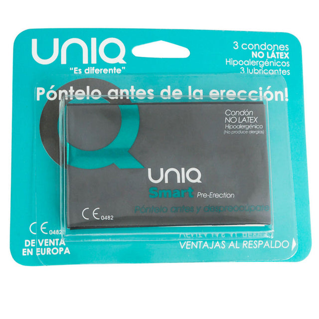 Kondom Uniq Smart Pre-Erection latexfrei 3 Stück