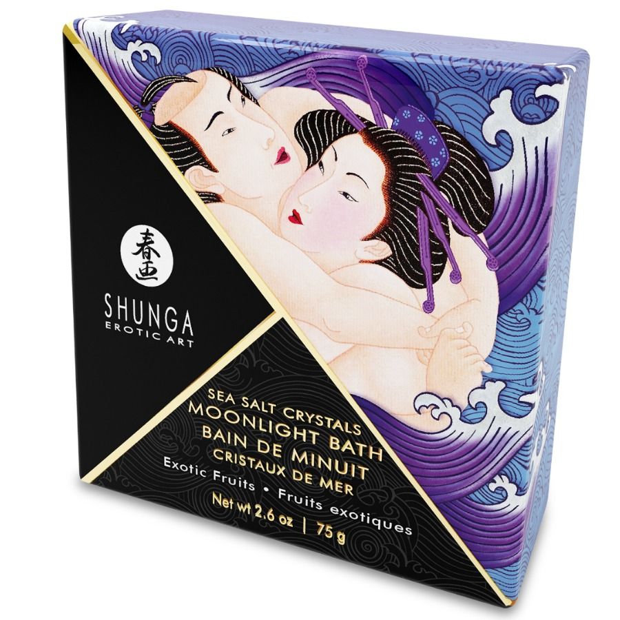 Shunga - Badesalz mit Exotischem Lila-Geschmack 75 Gr