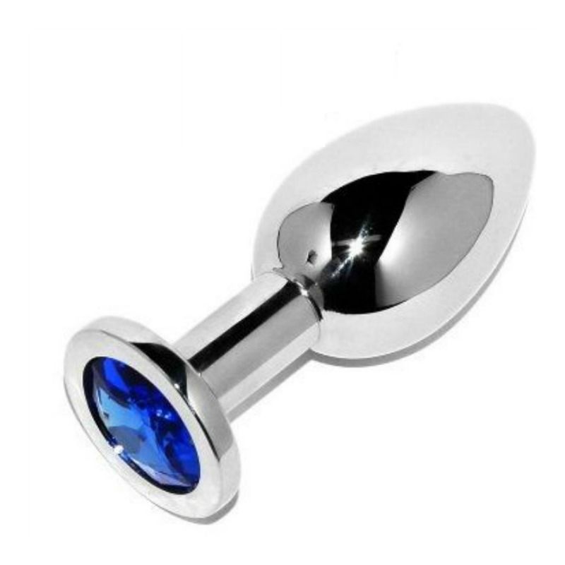 Metal Hard - Analstecker Diamant Blau Klein 5,71 cm